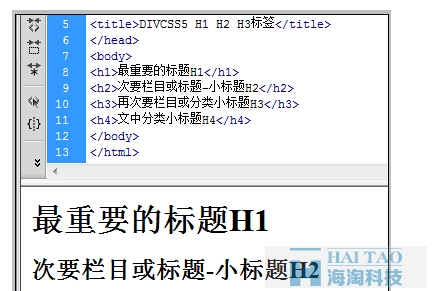 如何正確使用H1標簽