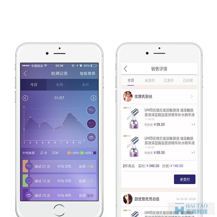 優理氏化妝品app開發案例