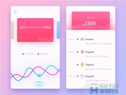 UI界面設(shè)計：色彩搭配精致多彩 APP UI Kits