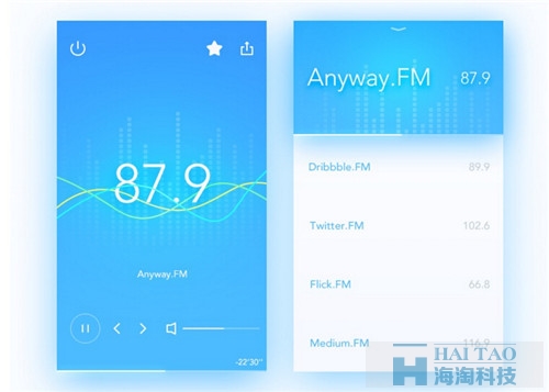 UI界面設(shè)計：色彩搭配精致多彩 APP UI Kits