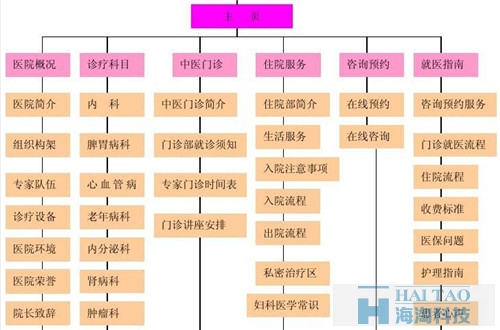 中醫院網站建設方案