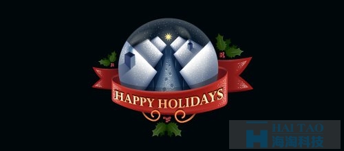 35個精致的圣誕節網頁LOGO設計