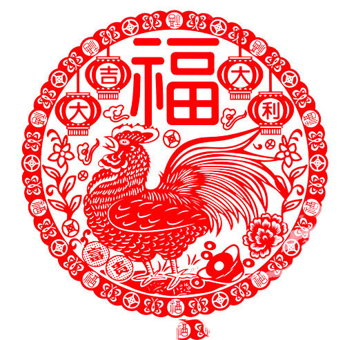 2017雞年新年圖片設計素材