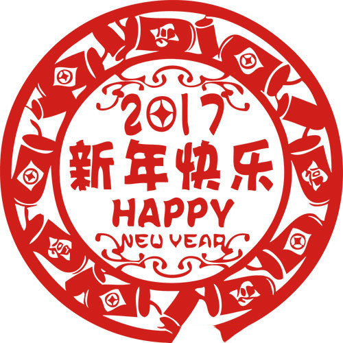 2017雞年新年圖片設計素材