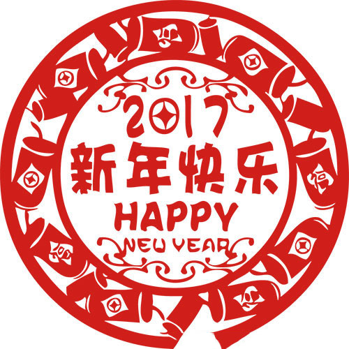 2017雞年新年圖片設計素材