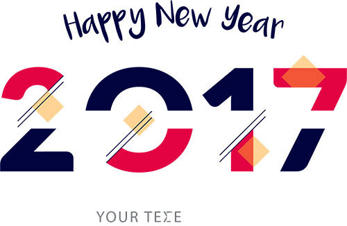 2017雞年新年圖片設計素材