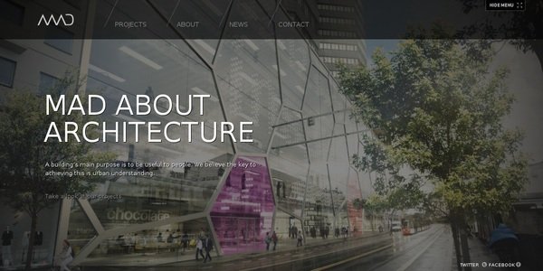 40個富有創造力的建筑網頁設計欣賞
