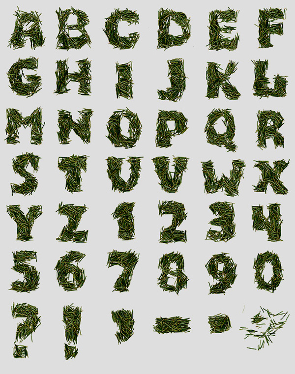 55個英文字母設計創意作品