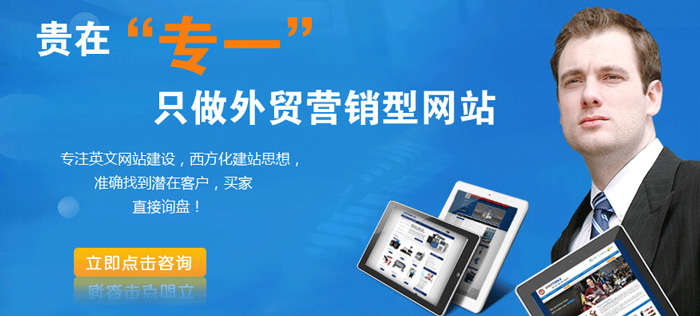 外貿企業營銷型網站建設