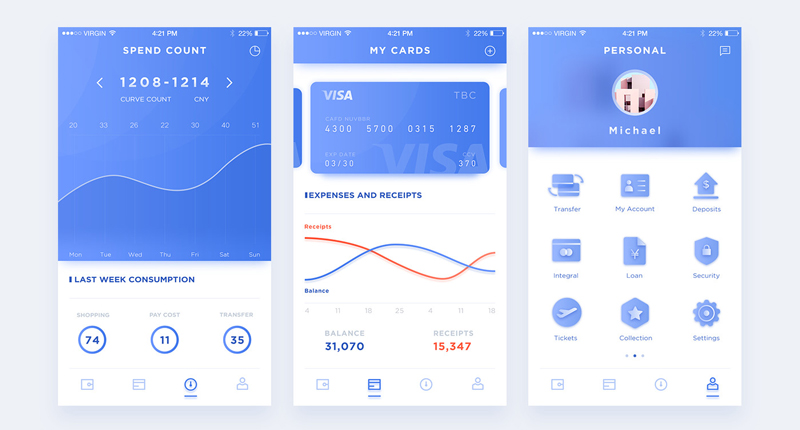 投資APP 界面設計,理財類app界面設計,優秀app界面設計