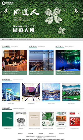綠城中國控股有限公司官網網站設計,上海響應式網站設計,上海響應式網站建設