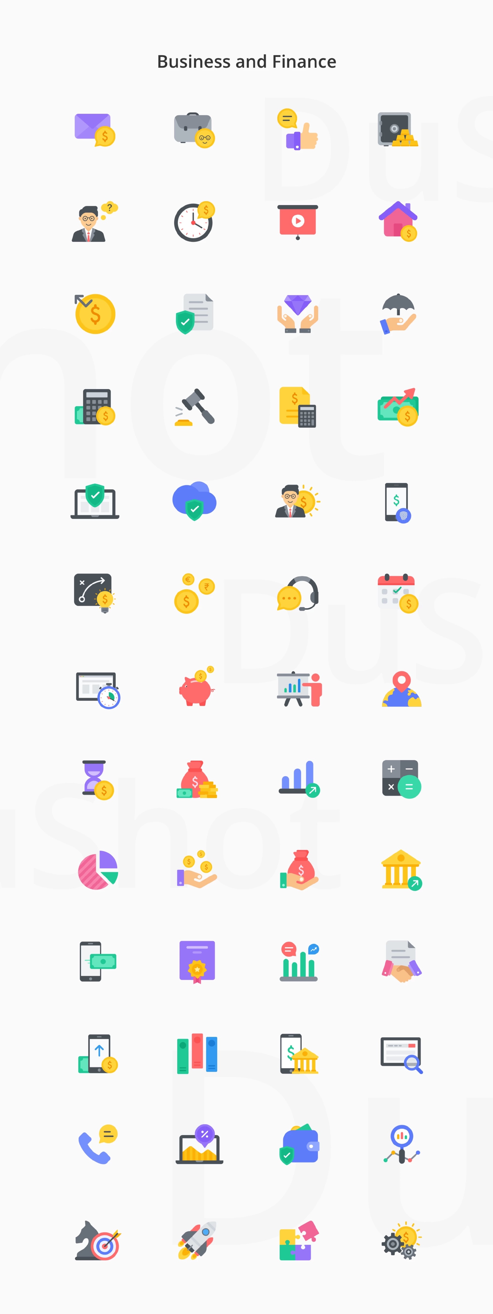 多彩扁平化 icon 圖標打包-稀土區